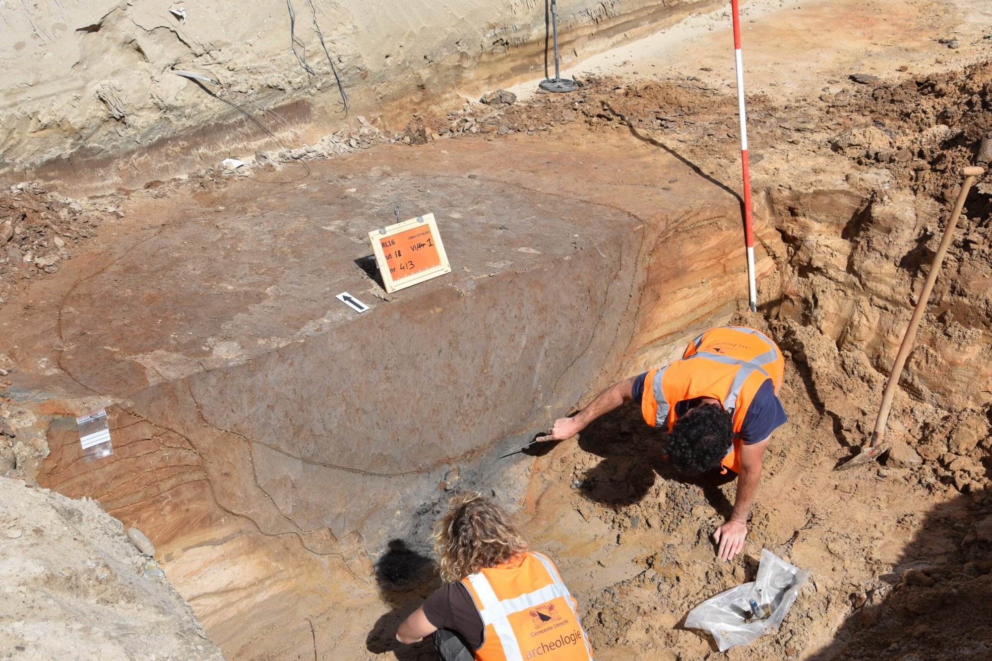 Archeologen proefsleuvenonderzoek